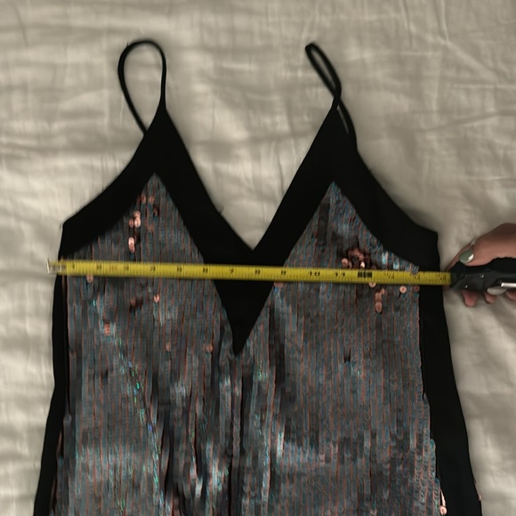 RIVER ISLAND High Octane Iridescent Sequins Midi Dress UK 6 - Picture 13 of 13